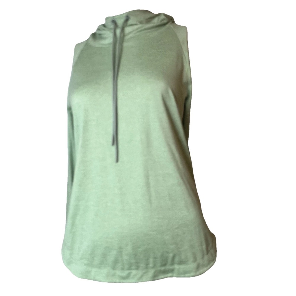 Athleta Women's Green Uptempo‎ Scuba Neck Hoodie Performance Lightweight Small